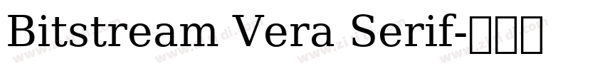 Bitstream Vera Serif字体转换